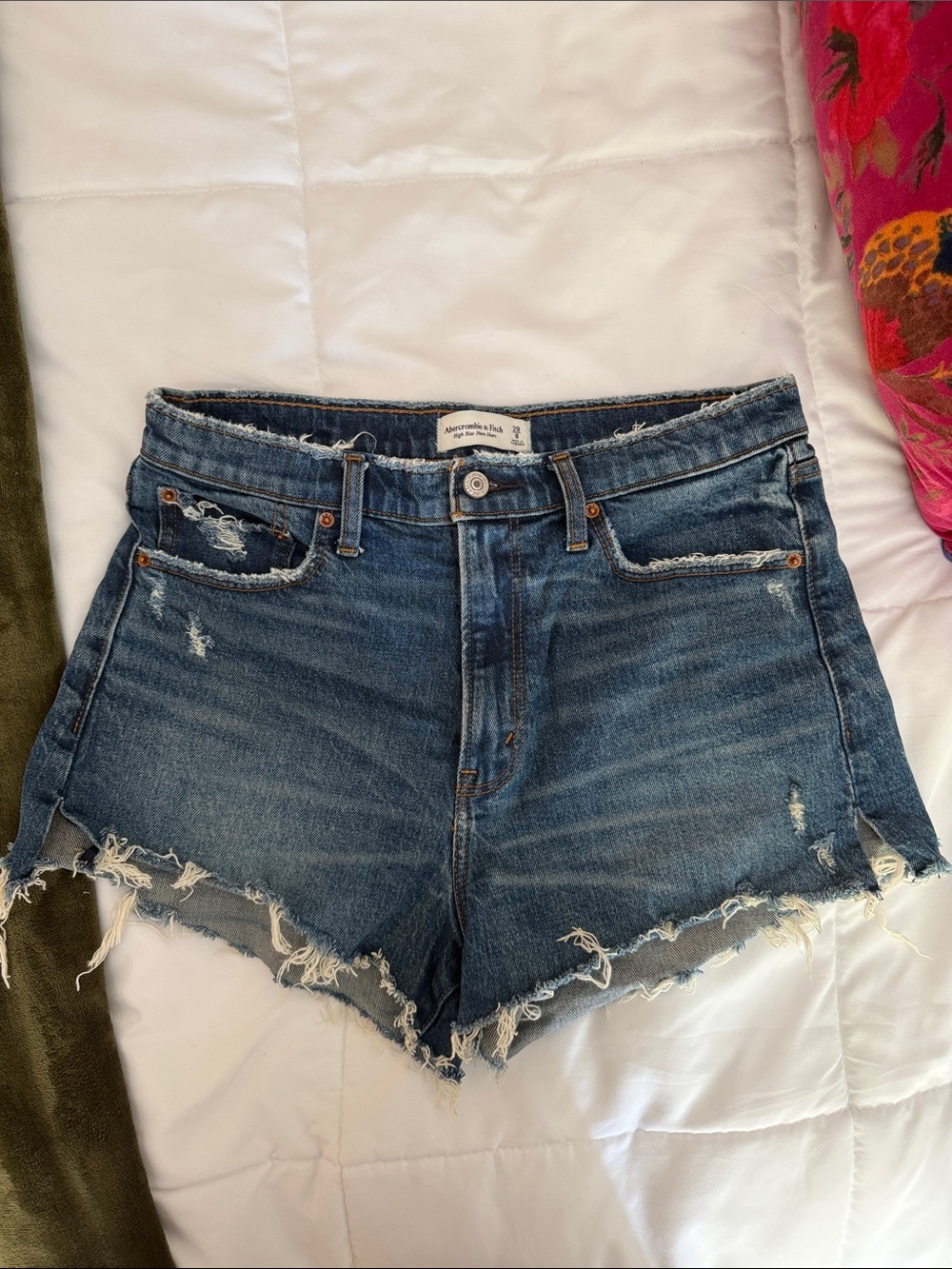 High rise mom shorts